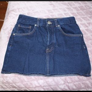 Basic Denim Mini Skirt